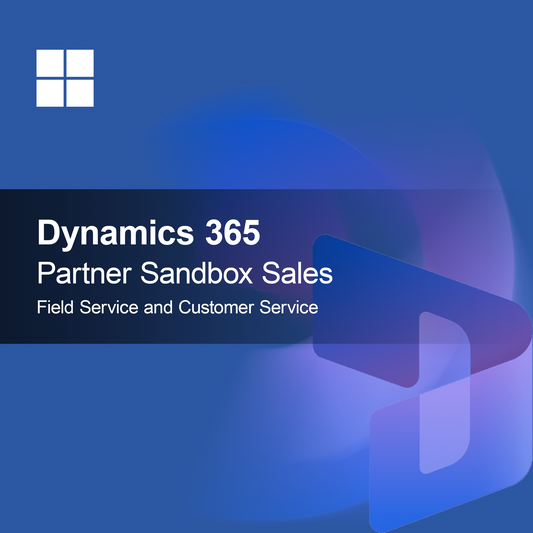 Dynamics 365 Partner Sandbox Försäljning Fältservice och Kundservice