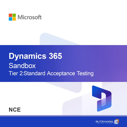 Dynamics 365 Operations - Sandbox Tier 2:Standard Acceptance Testing