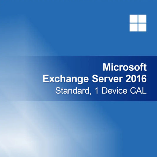 Microsoft Exchange Server 2016 Standard, 1 zařízení CAL