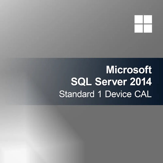 Microsoft SQL Server 2014 Standard 1 устройство CAL