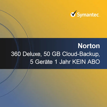 Norton 360 Deluxe, Backup em Nuvem de 50 GB, 5 dispositivos 1 ano SEM ASSINATURA