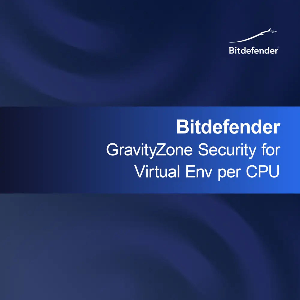 Bitdefender GravityZone Security for Virtual Env per CPU