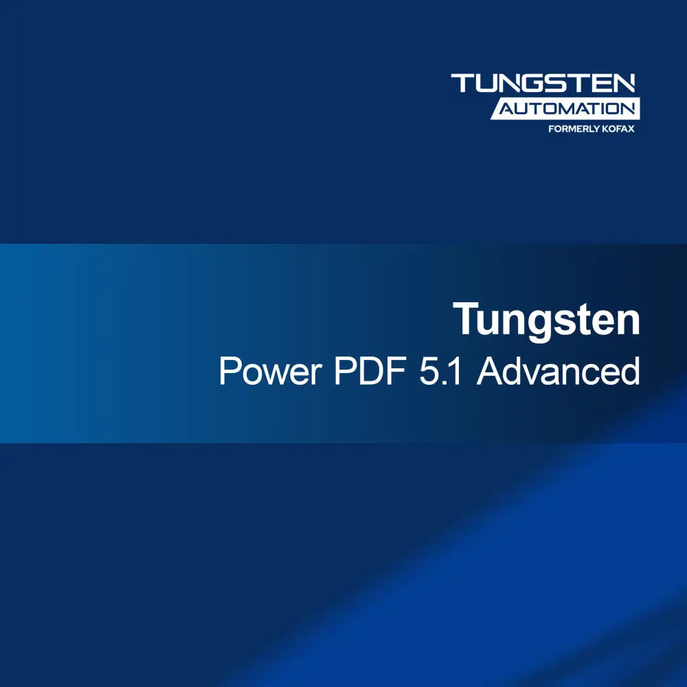 Tungsten Power PDF 5.1 Zaawansowany
